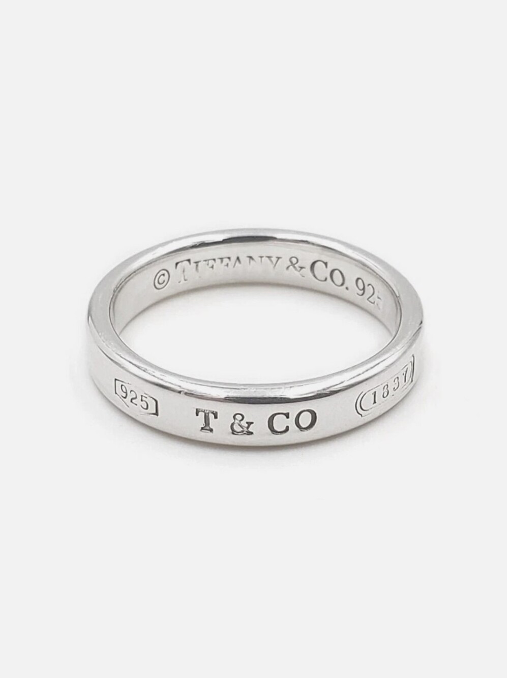 Tiffany & Co 1837 Narrow Band Ring
